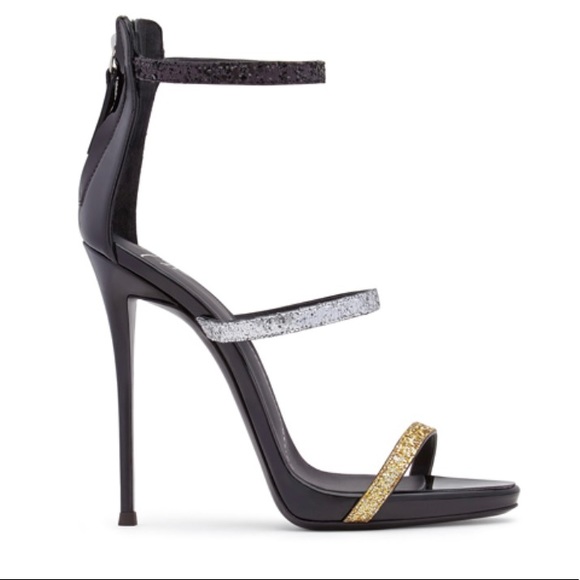 Giuseppe Zanotti Harmony Multicolor Glitter Heels - Picture 2 of 15